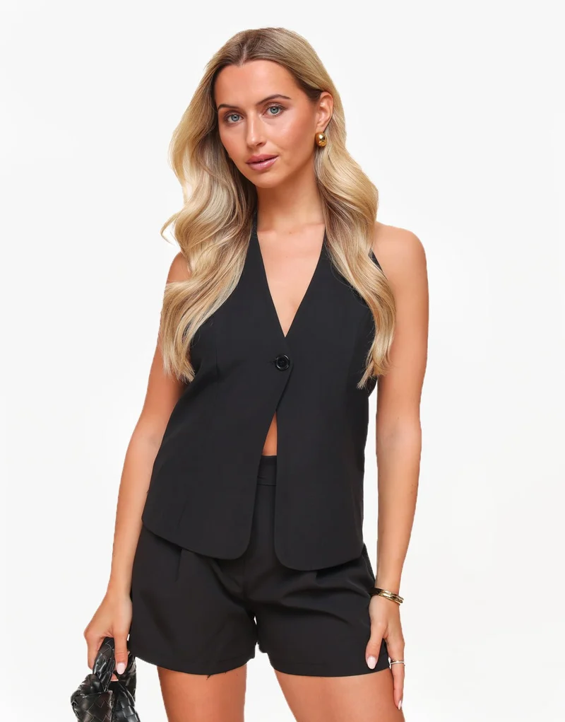 Zwarte Lage Halter - Gilet