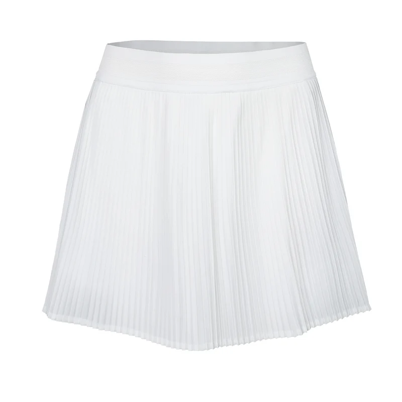 Indian Maharadja Women Fine Pleated Skirt White