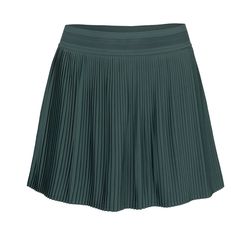 Indian Maharadja Women Fine Pleated Skirt Hunter Green