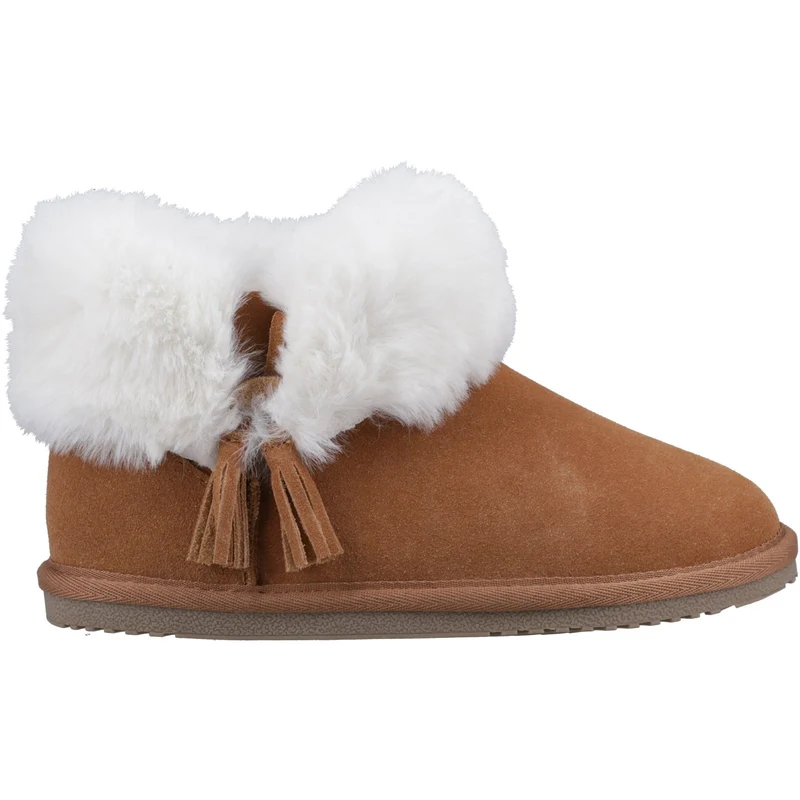 Hush Puppies Dames Ayana Classic Slipper | Bruin