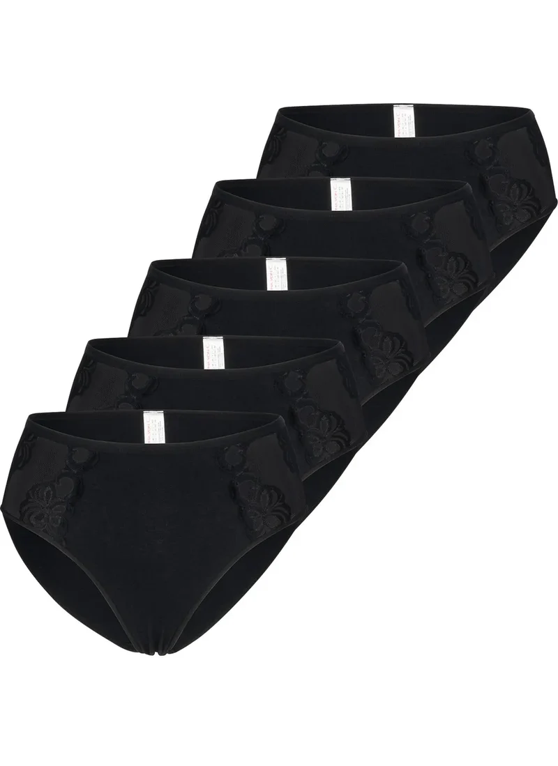 Nina von C 6-pack - dames maxi-taille slip kant