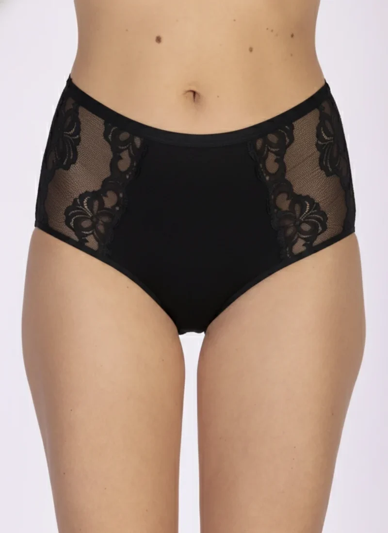 Nina von C dames maxi-taille slip kant