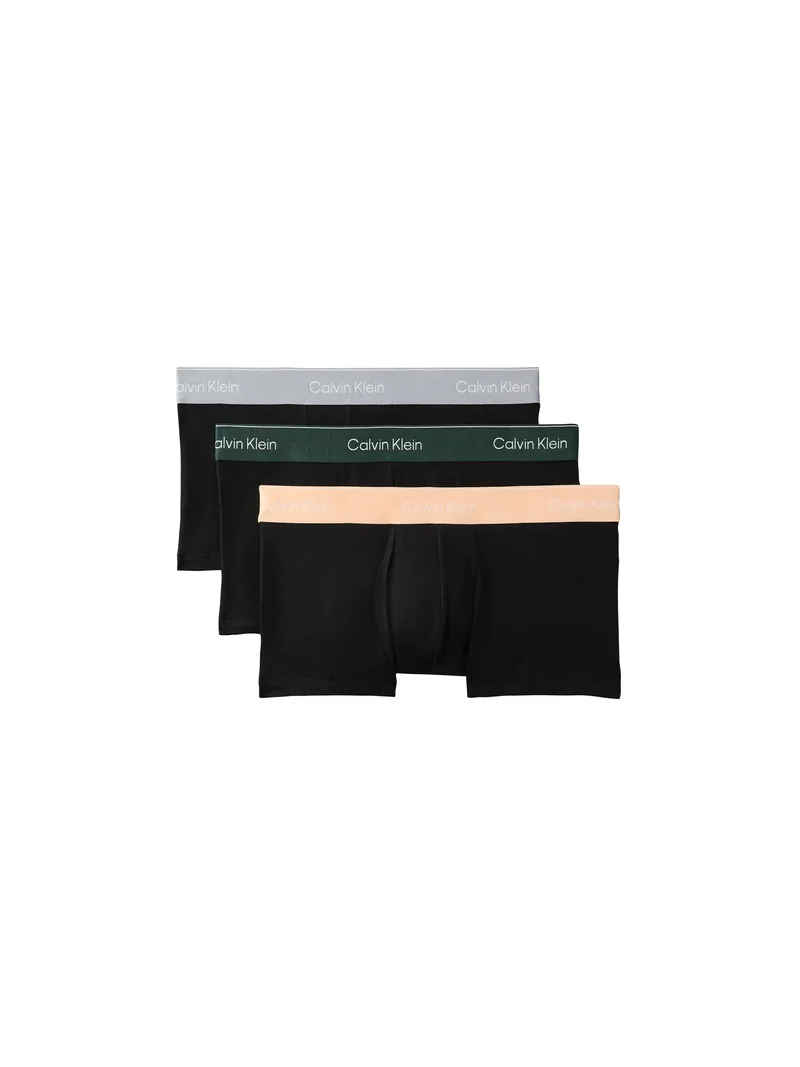 Calvin Klein 3-Pack Low Rise Trunks - Icon Cotton Stretch
