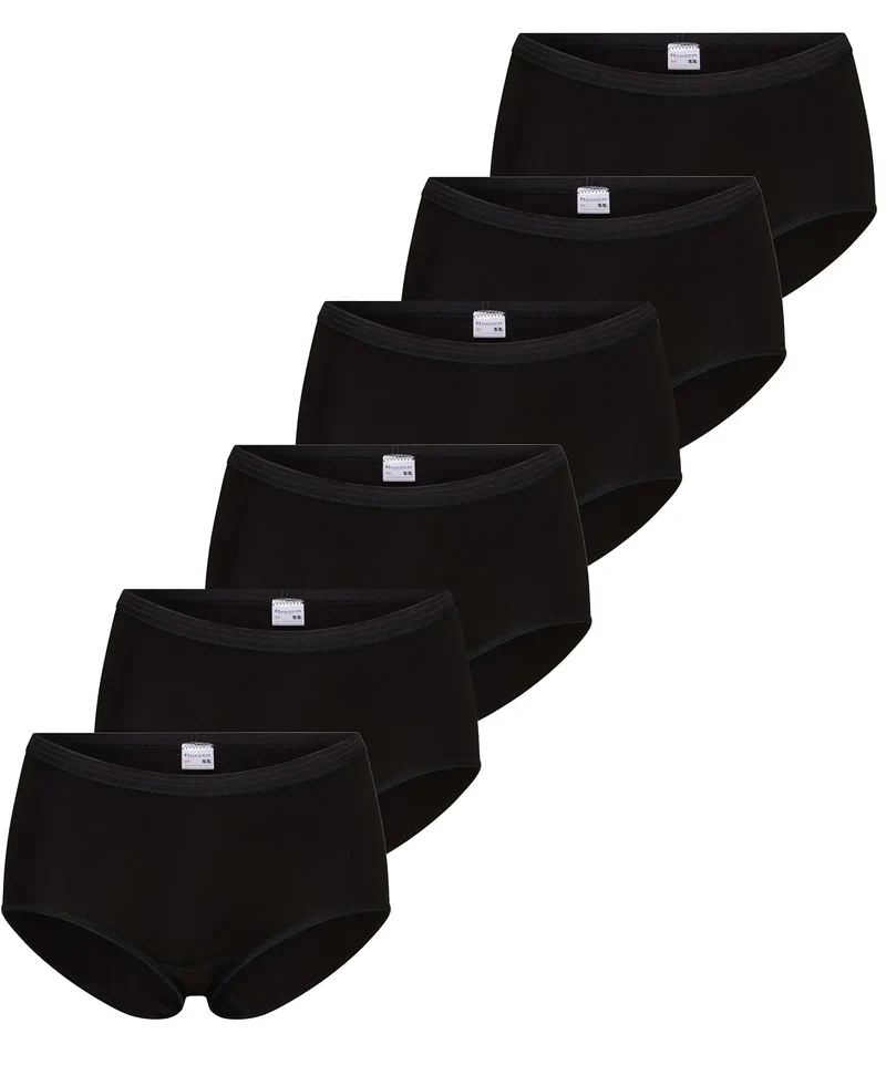 Beeren 6-pak dames heupslips comfort - Badstof kruisje