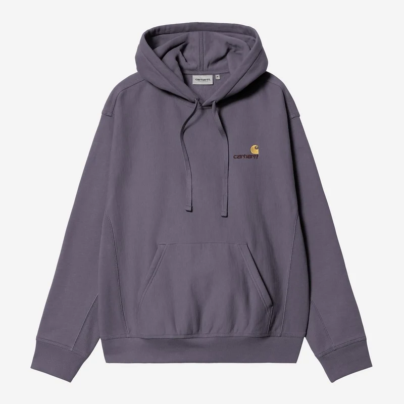 Carhartt WIP HEREN American Script Hoodie | Shady Purple