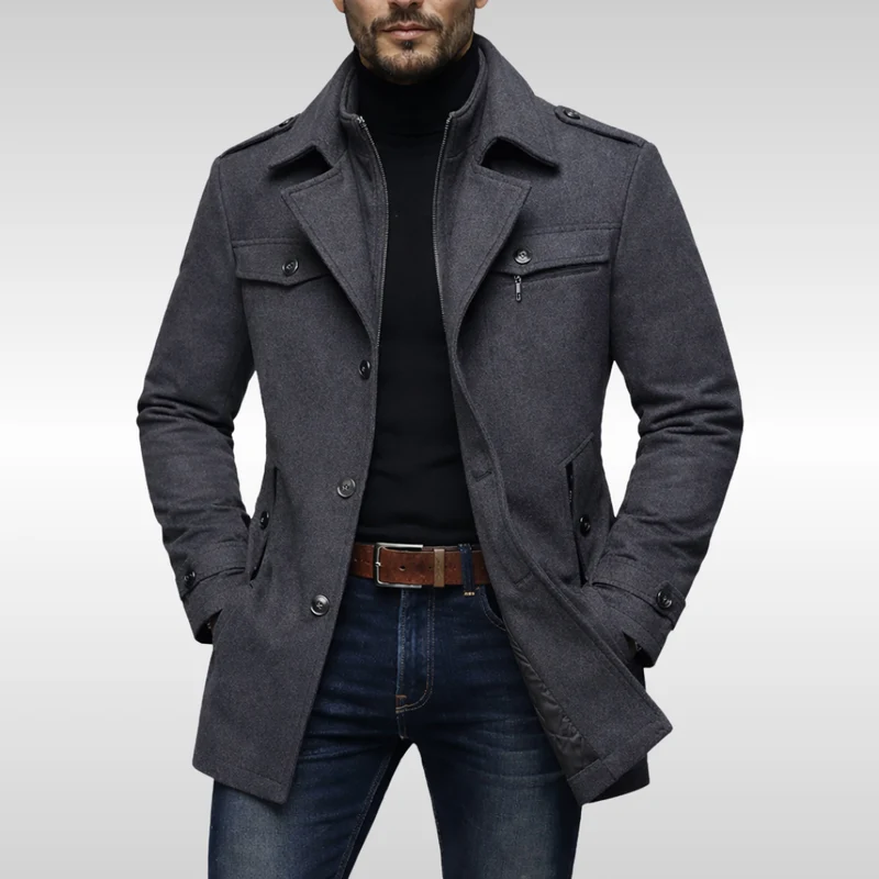 Elegante wollen jas