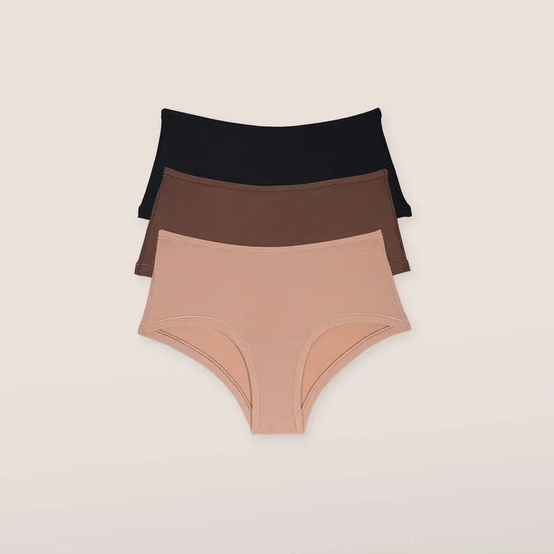 Nude Boyshorts (3-Pack) - Multi