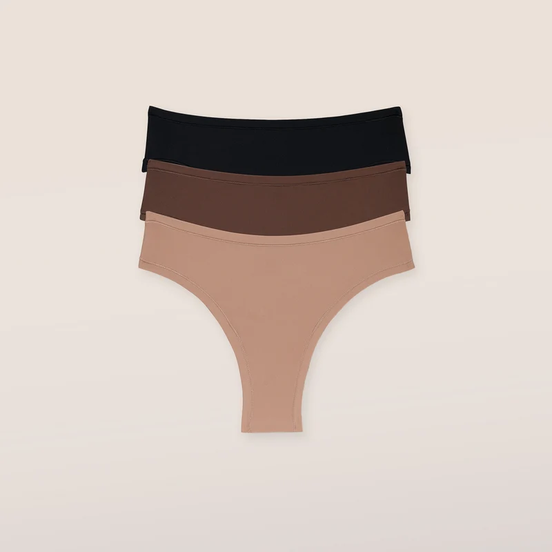 Nude Brazilian Slips (3-Pack) - Multi