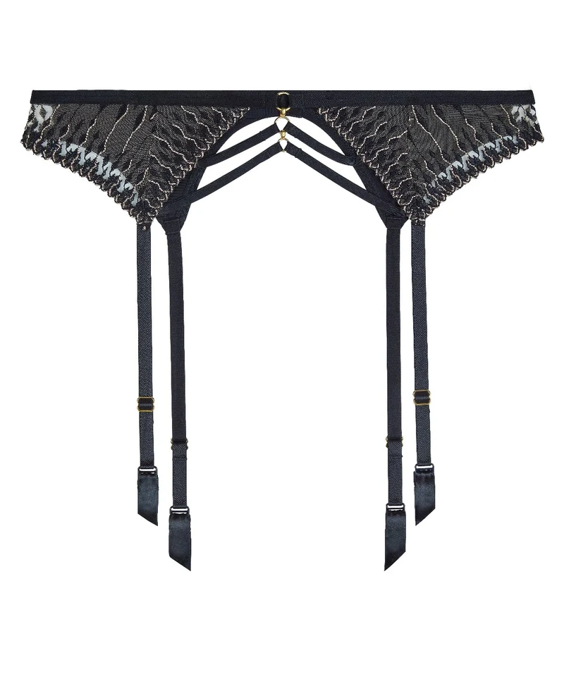 Voodoo Kiss Porte-jarretelles Millenium Black