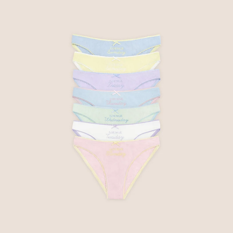 Days of the Week Slip (7-pack) - Multicolour Pastel