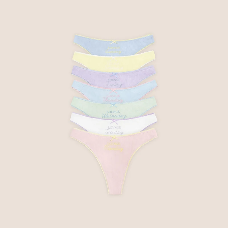 Days of the Week String (7-pack) - Multicolour Pastel