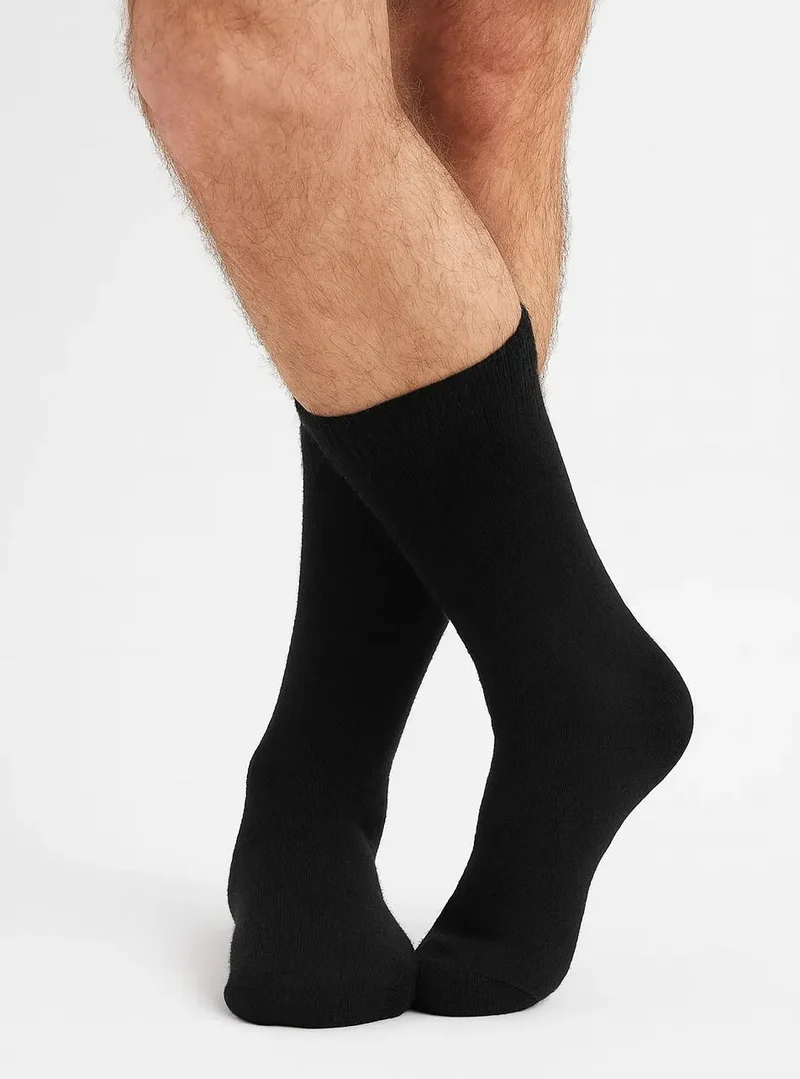 Basset dikke merino wollen comfortsokken - Unisex