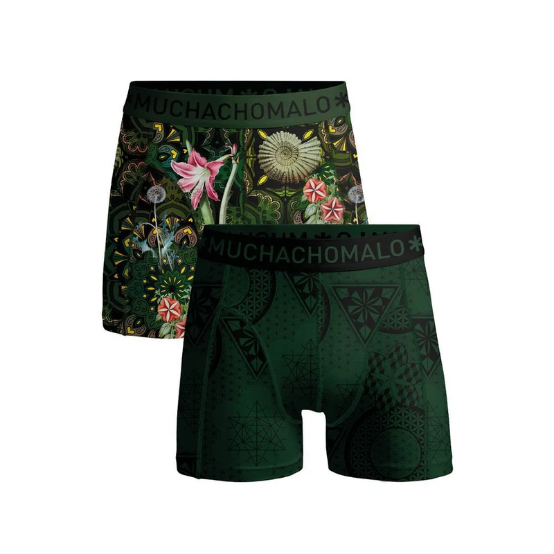 Men 2-Pack Boxer Shorts Geometric GEOMETRIC1010
