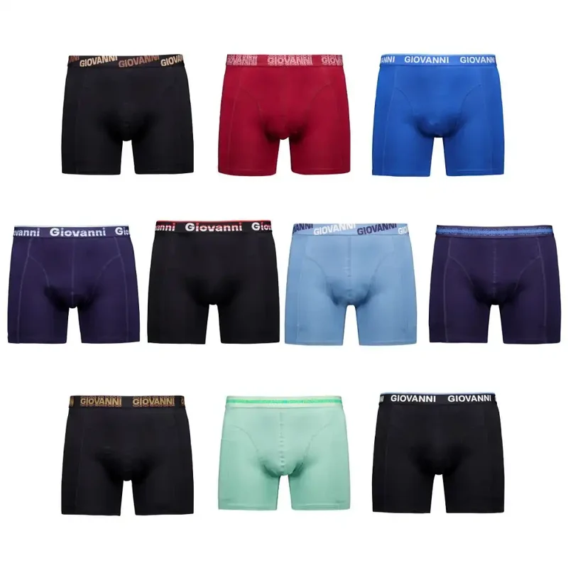 Giovanni 10-pak jongens Boxershorts katoen