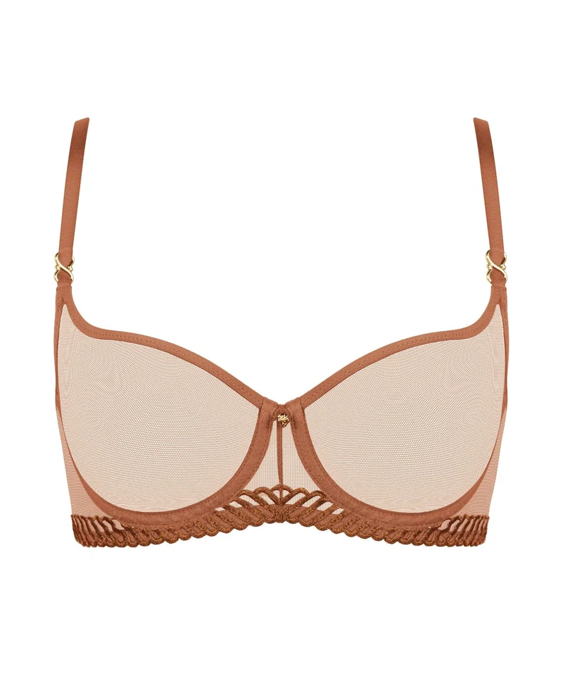 Sheer Emotion Soutien-gorge Corbeille avec armatures Honey