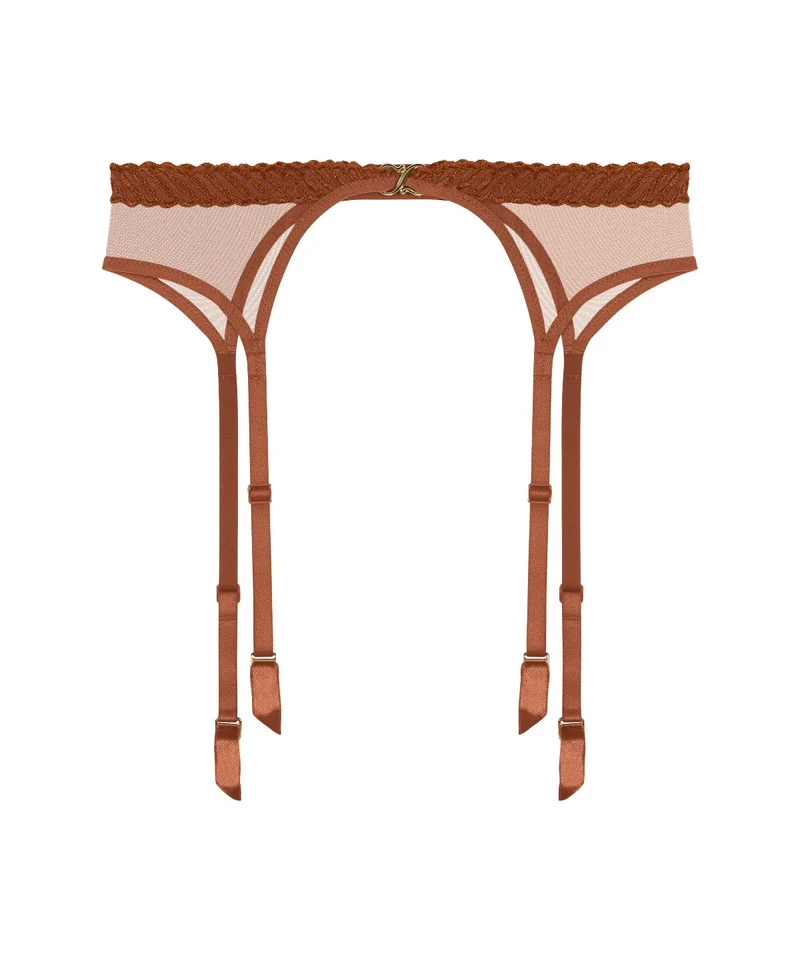Sheer Emotion Porte-jarretelles Honey