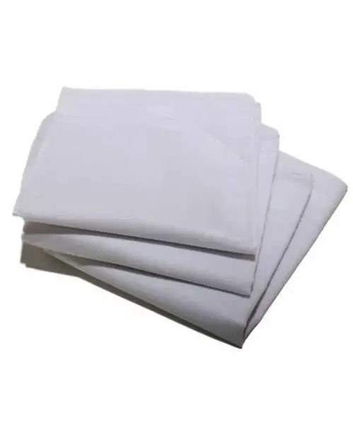 Tiseco 12 Stuks Dames zakdoeken wit - 30x30CM