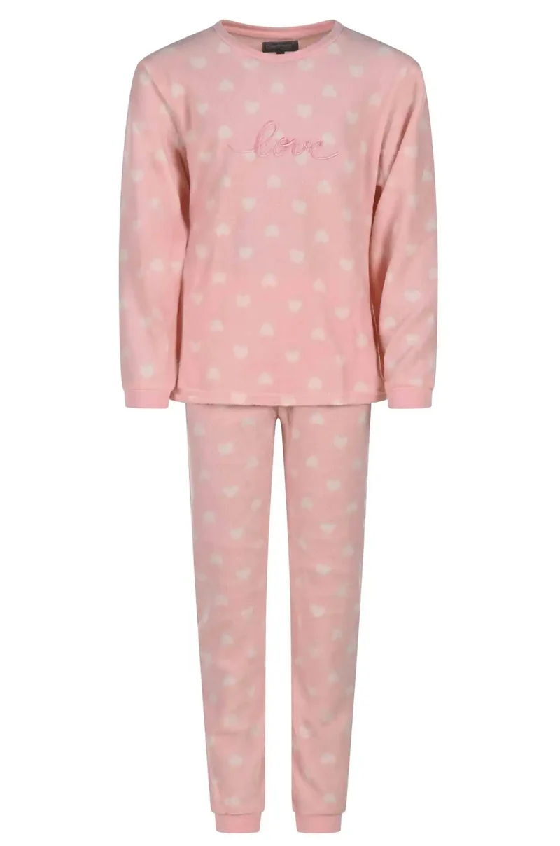 Cocodream fleece pyjama kind meisjes - Love