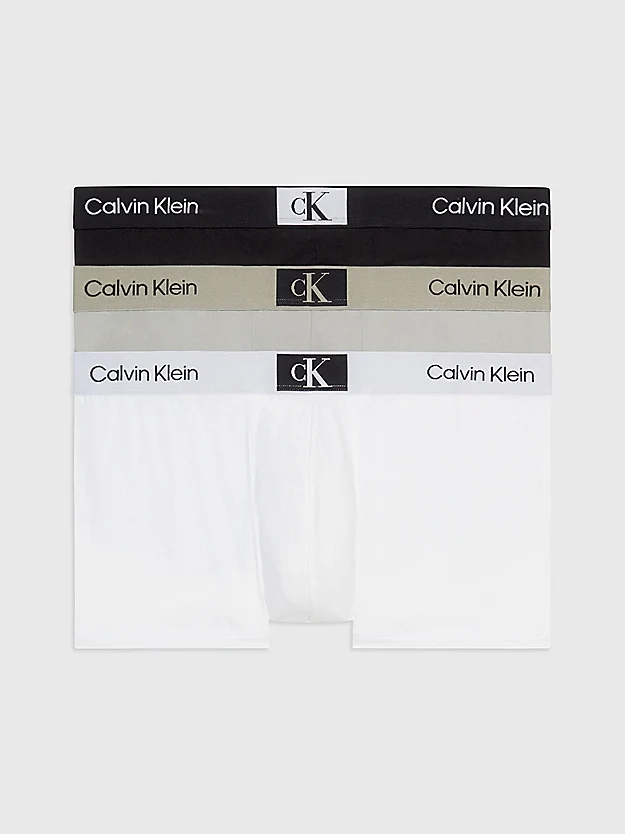 Calvin Klein 3-Pack Low Rise Trunks - Microfiber CK96