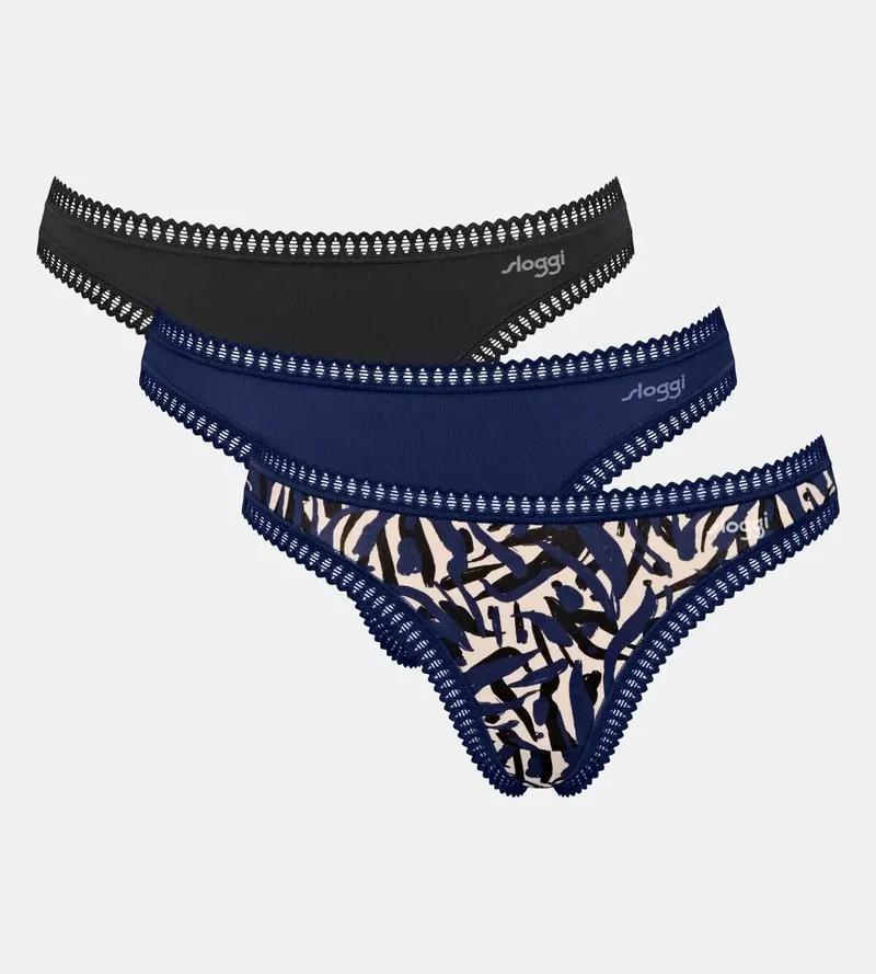 Sloggi 3-pack Go Crush string dames