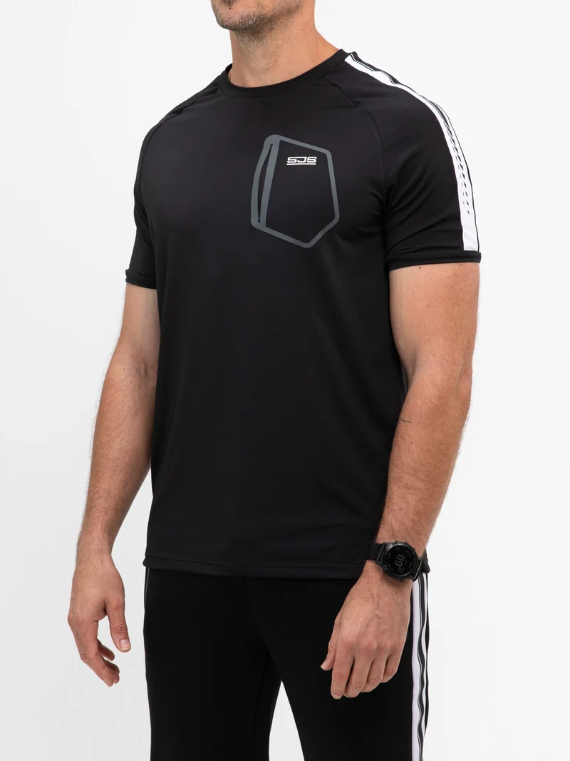 Sjeng Sinclair Tee Black Melange