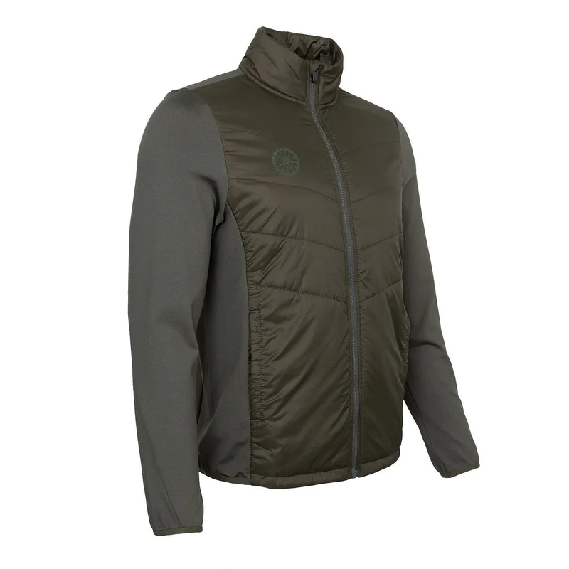 Indian Maharadja Goa Men Padded Jacket Mudgreen