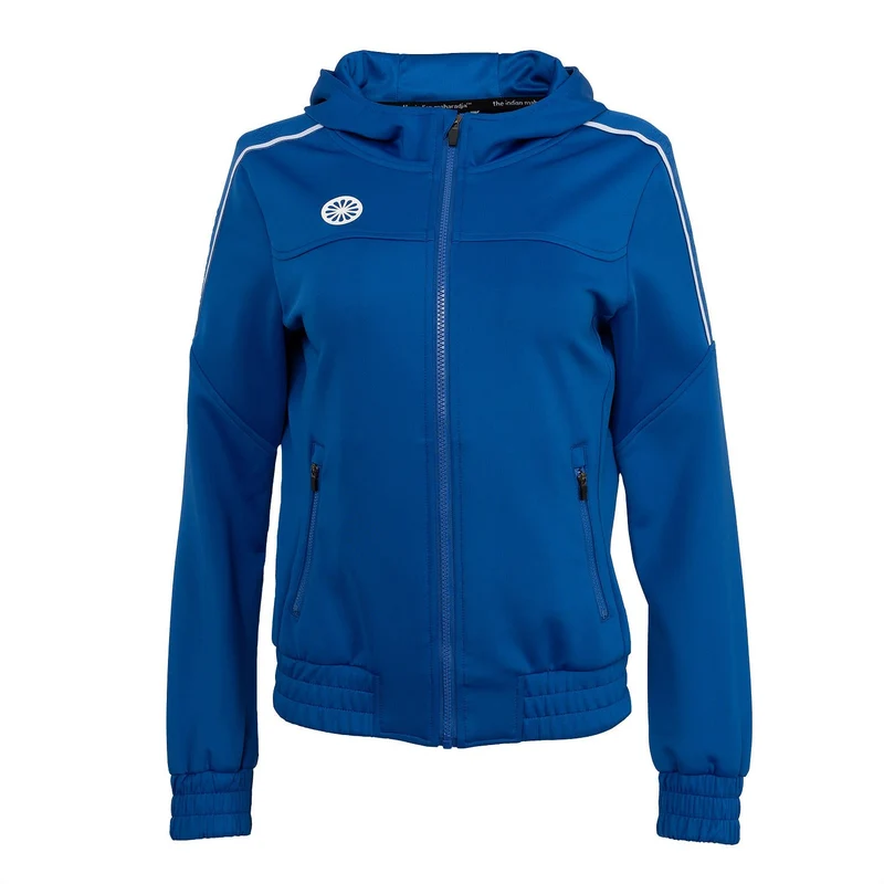 Indian Maharadja Jaipur Women Performance Hooded Jacket Cobalt