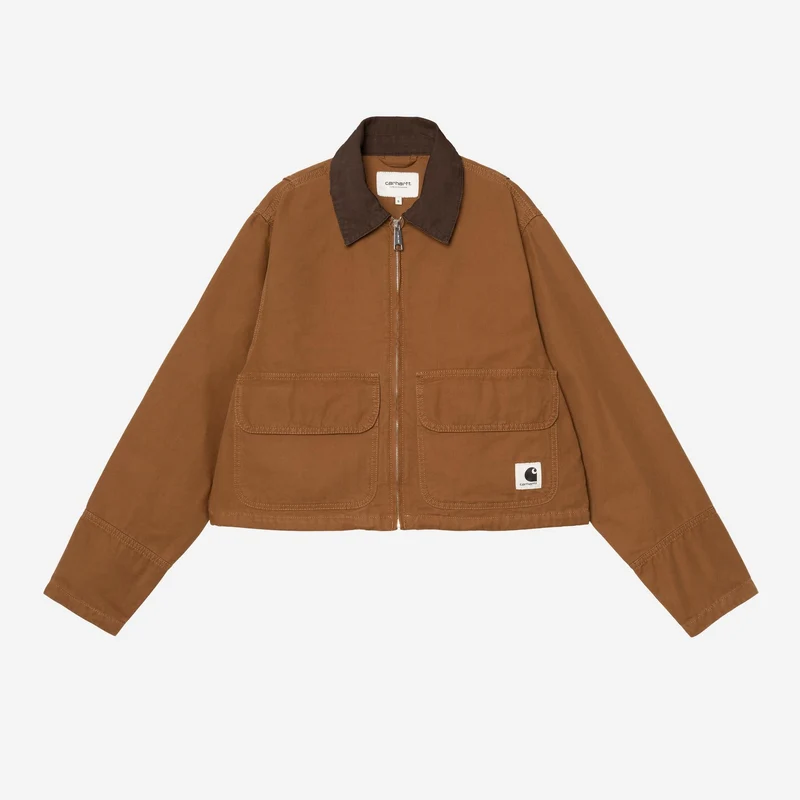 Carhartt WIP Dames Prescott-jas | Hamilton Brown / Tabak