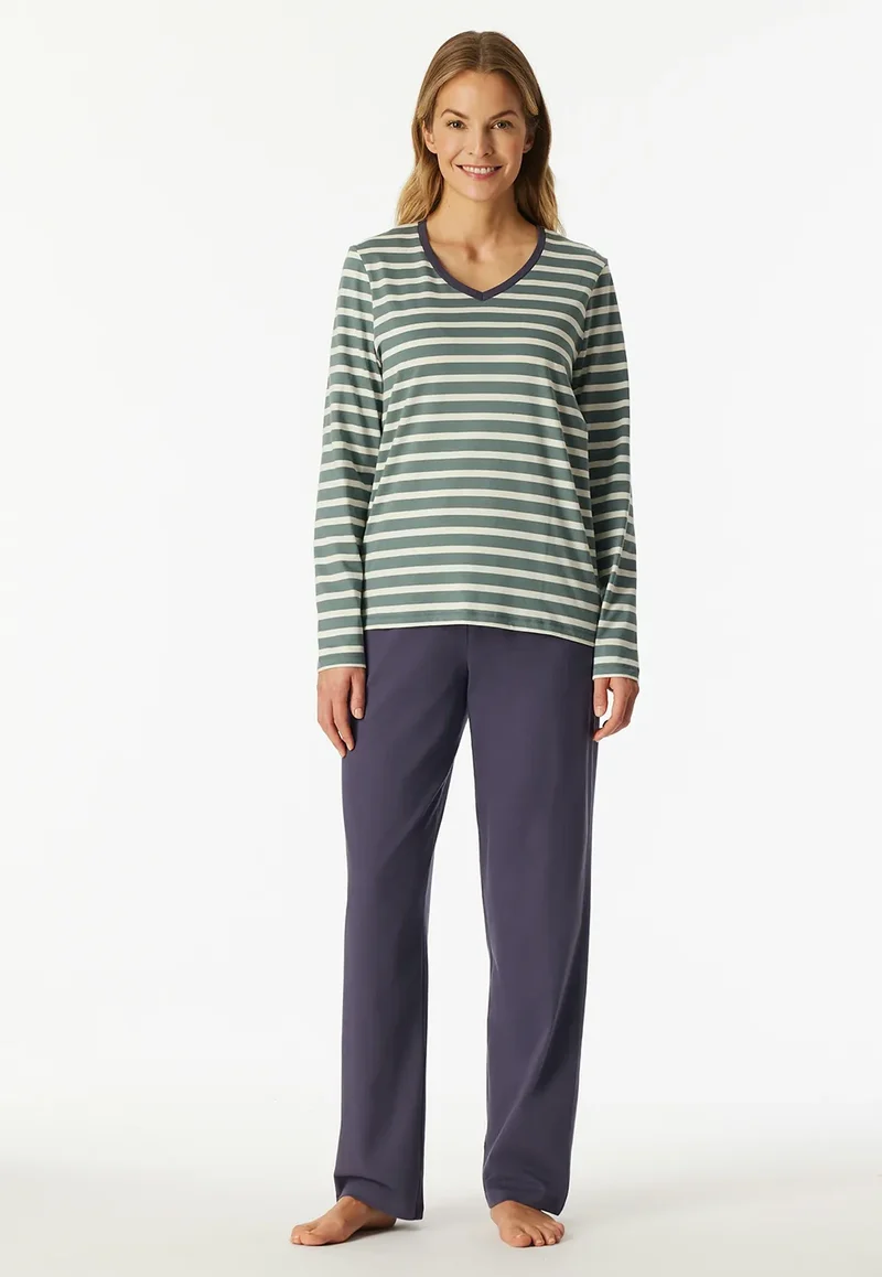 Schiesser katoenen dames pyjama - Casual Essentials