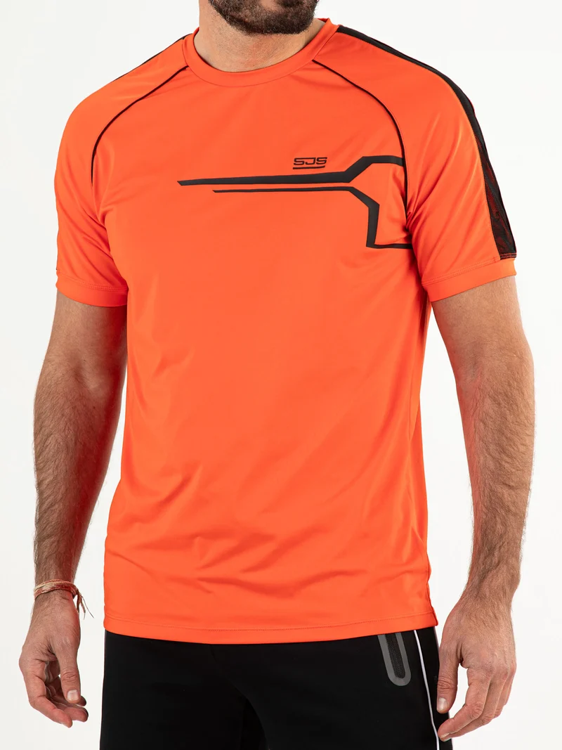 Sjeng Maxwell Tee Hot Orange