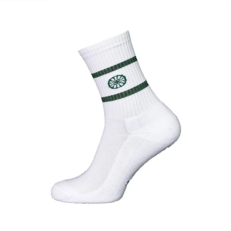 Indian Maharadja Kadiri Sock High Striped Forest Green 1-Pack