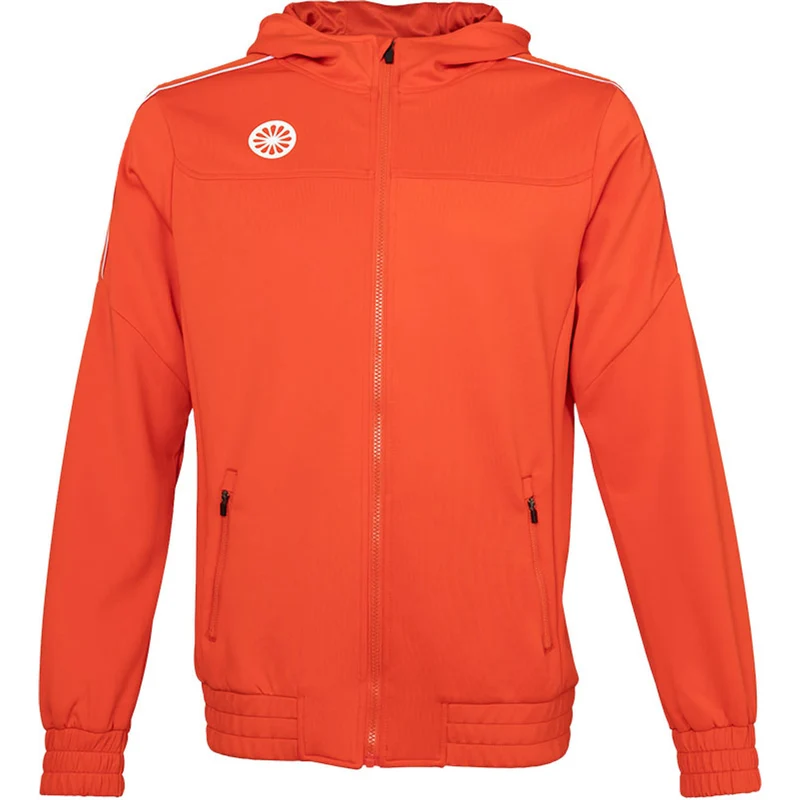 Indian Maharadja Jaipur Men Performance Hooded Jacket Orange