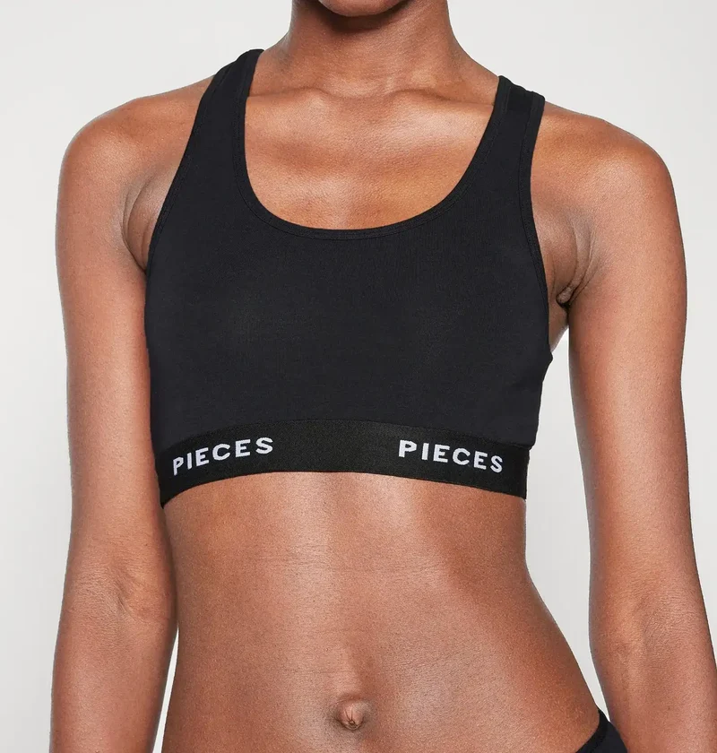 Pieces 2-Pack Bustier dames Top - Zonder vulling