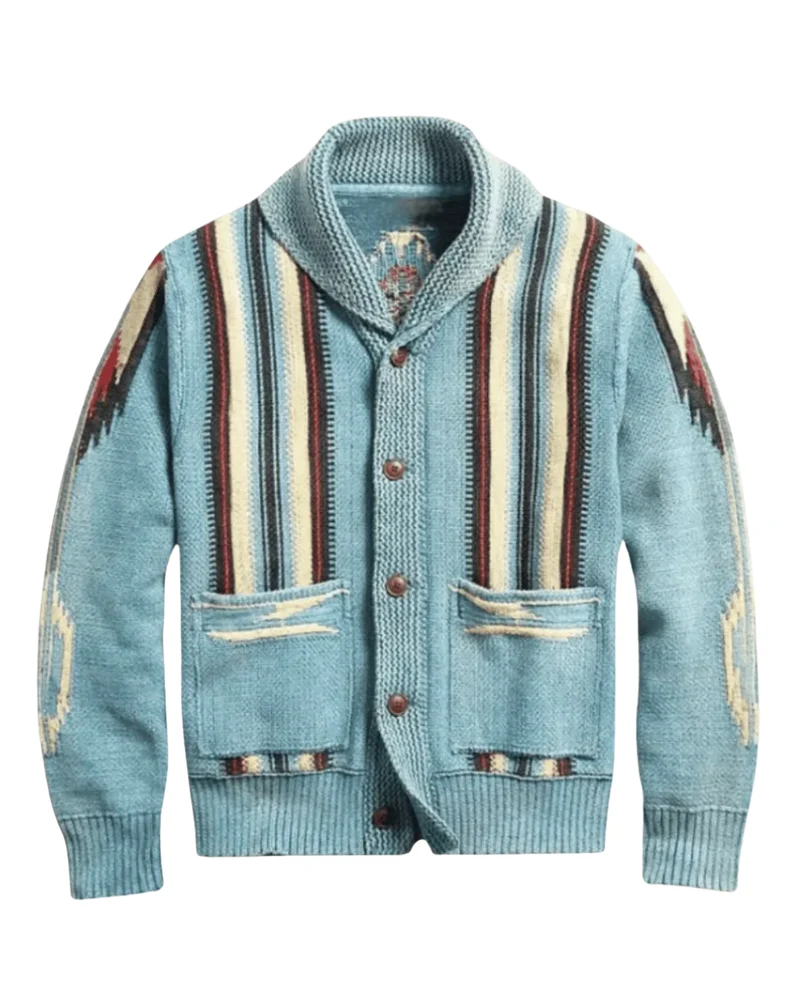 Elegant geweven wollen vest