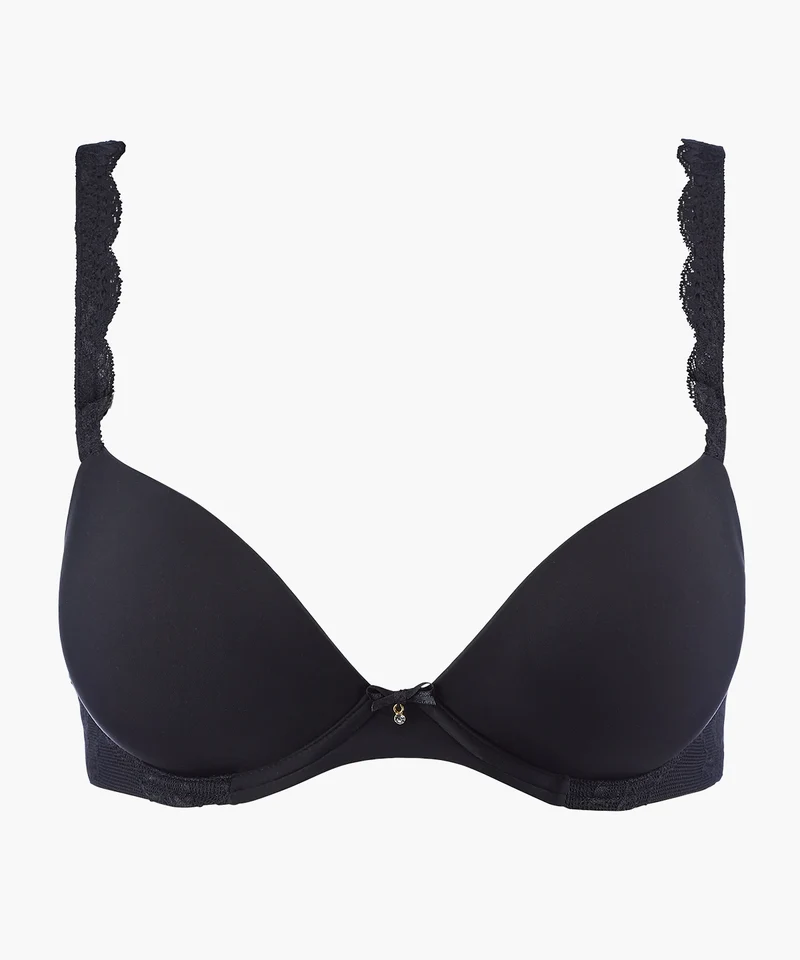 Sweetessence Soutien-gorge Push-up coques Noir