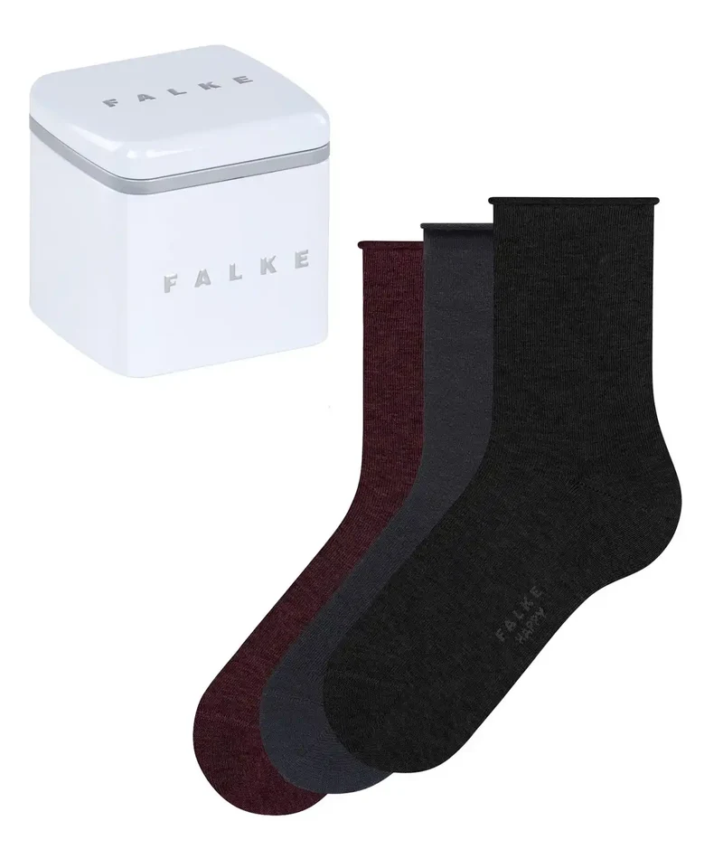 FALKE 3-paar Happy dames sokken - Cadeau