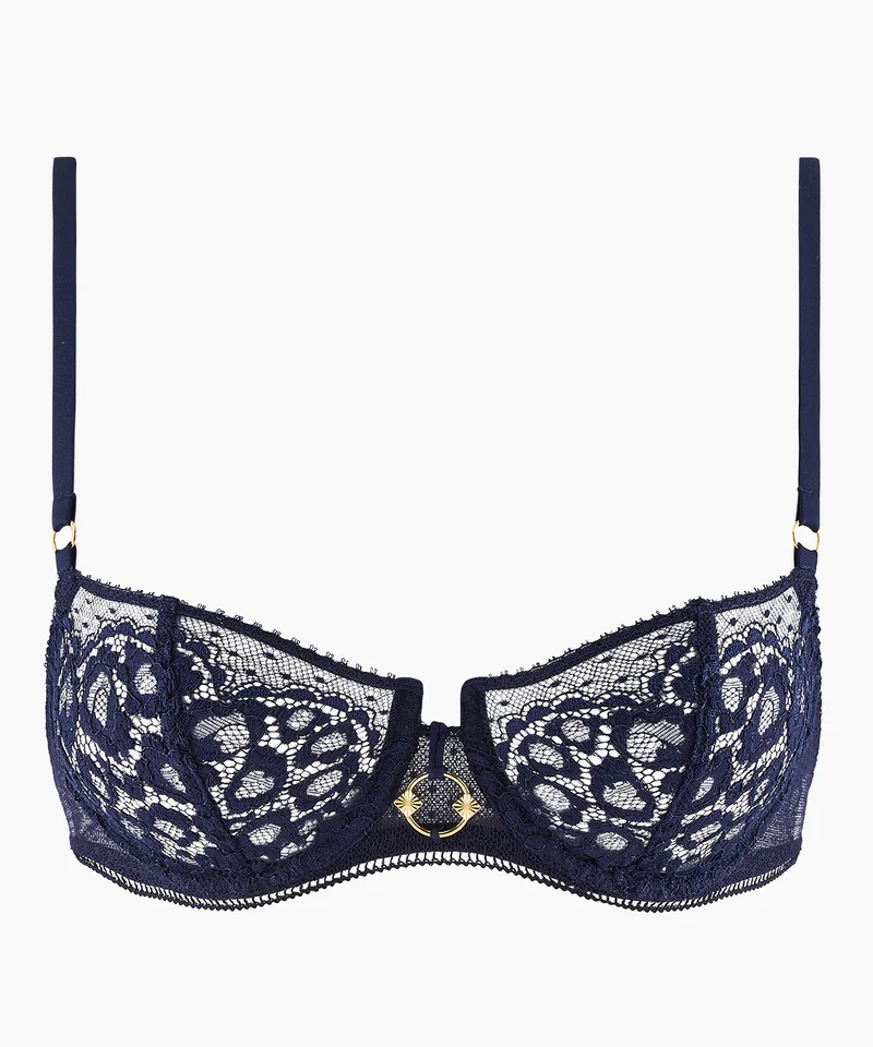 Illusion Fauve Soutien-gorge Corbeille avec armatures Bleu Crépuscule