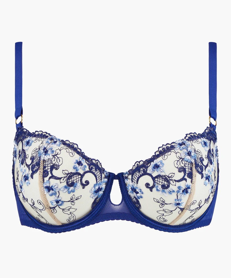Idylle à Giverny Soutien-gorge Corbeille avec armatures Les mots bleus
