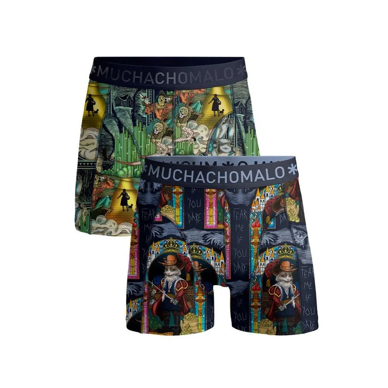 Men 2-Pack Boxer Shorts Pussboots PUSSBOOTSWIZARDOZ1010