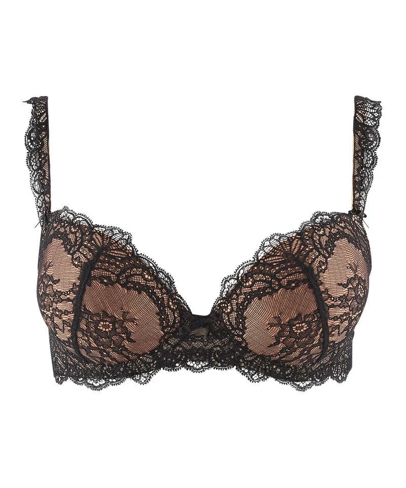 Danse des Sens Soutien-gorge Push-up coques Noir
