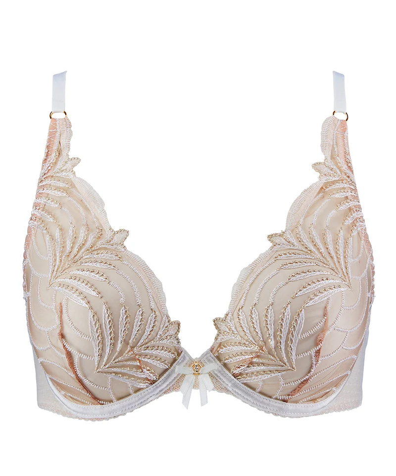 Hypnolove Soutien-gorge Triangle avec armatures Gold Feather