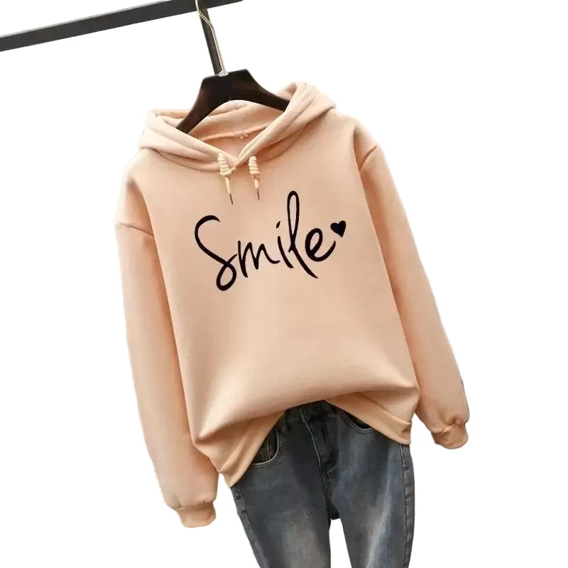 Dames Hoodie met Glimlach Design