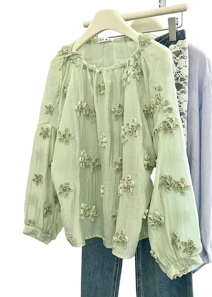 Dames Blouse Overhemdtop Gebloemd O-hals Losvallend