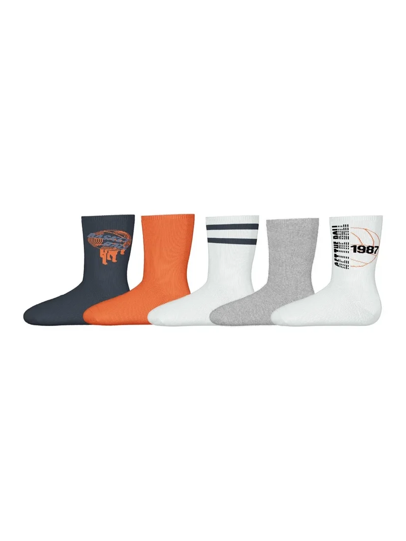 Name it 5-paar kindersokken - Basketbal