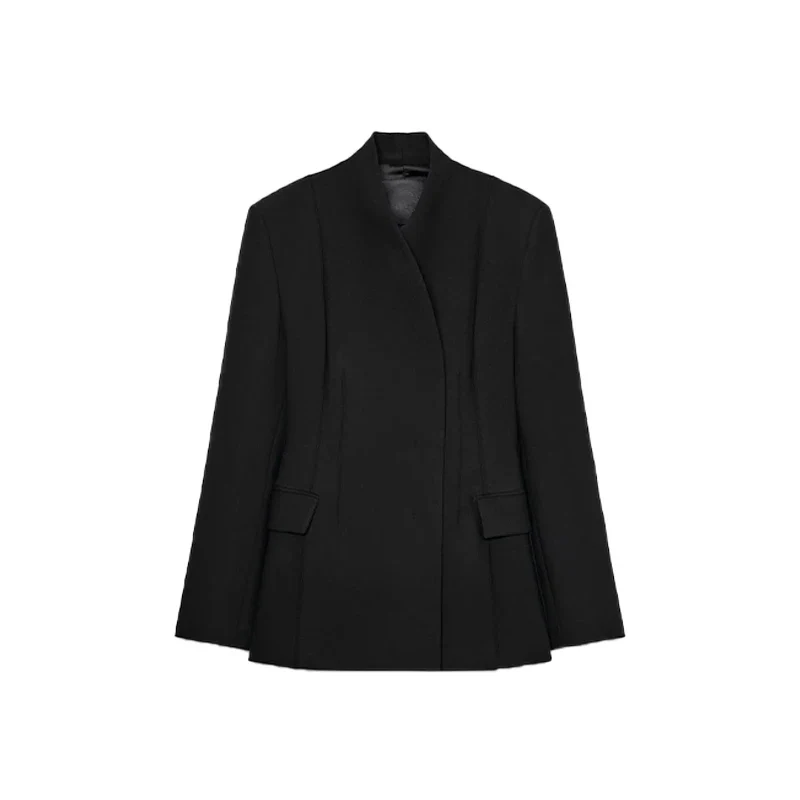 Vrouwen Blazer Broek Set V-hals Lange Mouwen