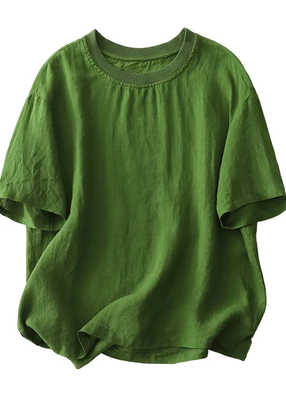 Dames Top O-hals Casual Losse Pasvorm Zomer