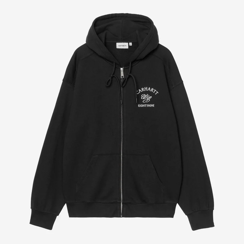 Carhartt WIP Heren Eightynine Sweatjack met capuchon | Zwart