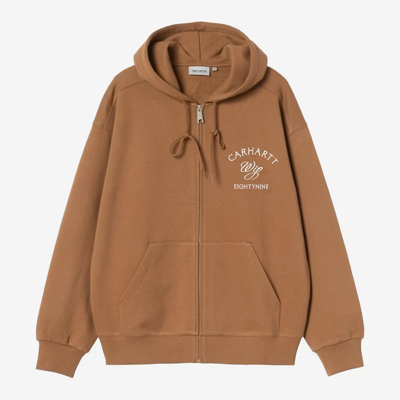 Carhartt WIP Heren Eightynine Sweatjack met capuchon | Hamilton Brown