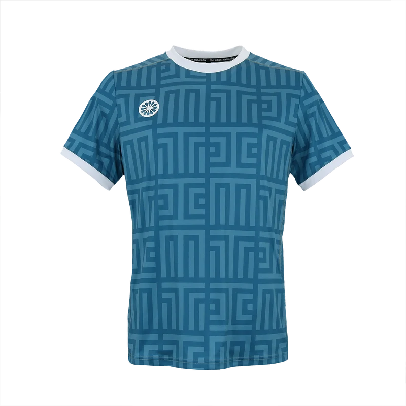 Indian Maharadja Kadiri Monogram tee Boys Petrol