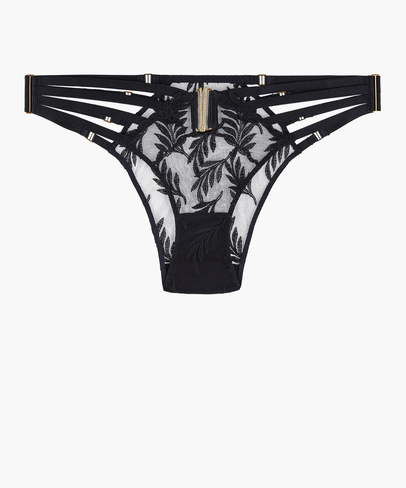 Queen of Shadow Culotte taille basse Noir Absolu